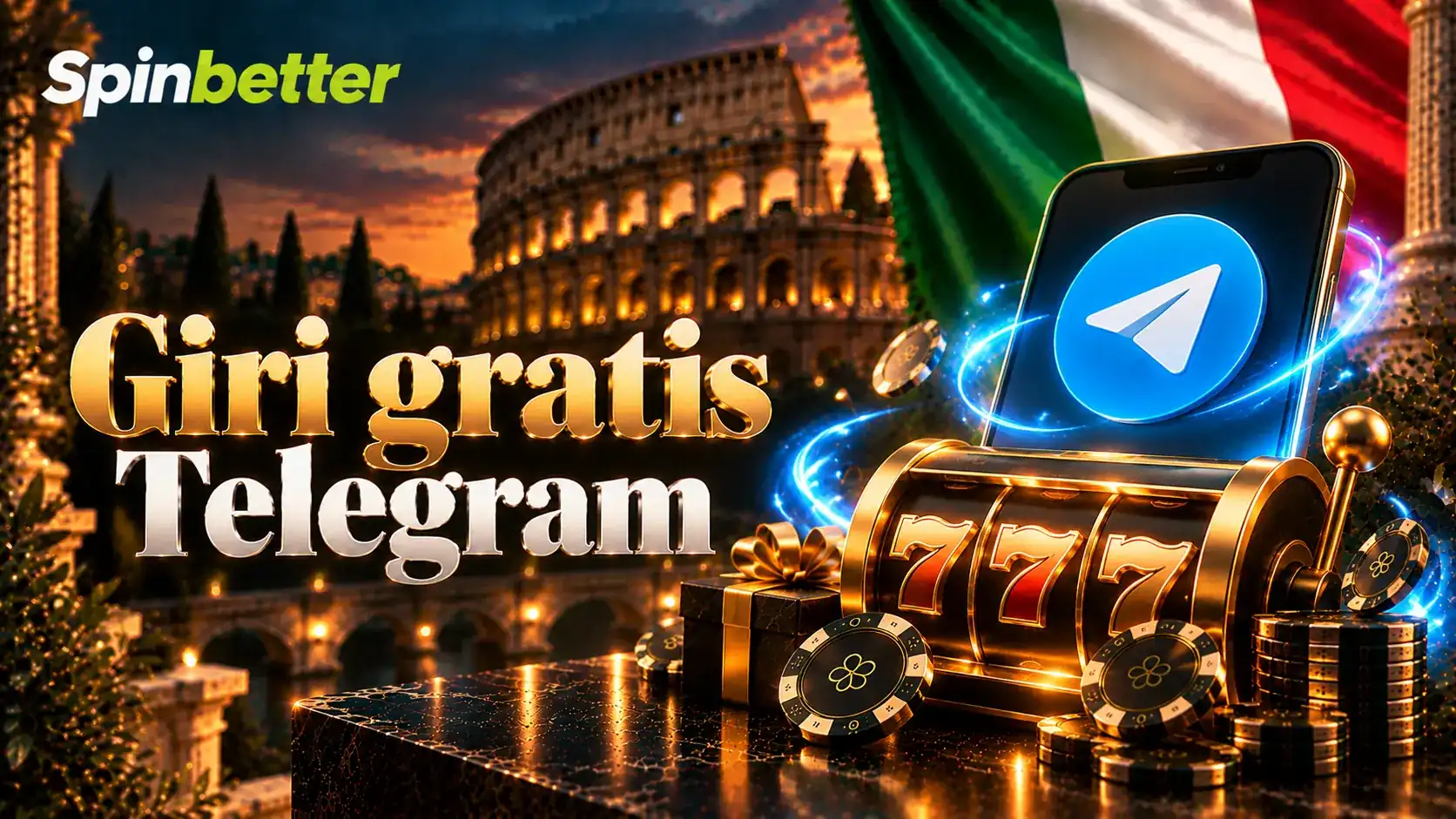 Promozione dei giri gratis riservata a chi si iscrive al canale ufficiale