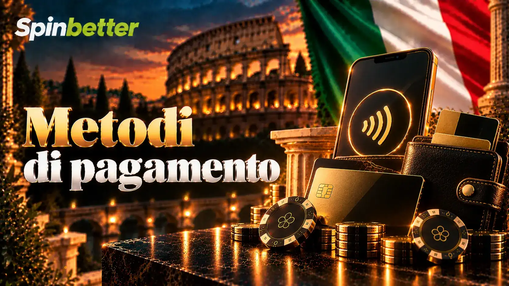 Elenco dei metodi di pagamento accettati per i versamenti sul conto
