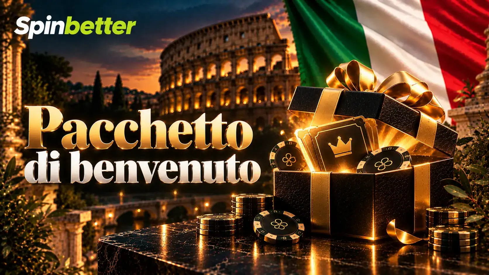 Riepilogo del pacchetto di benvenuto diviso sui quattro versamenti